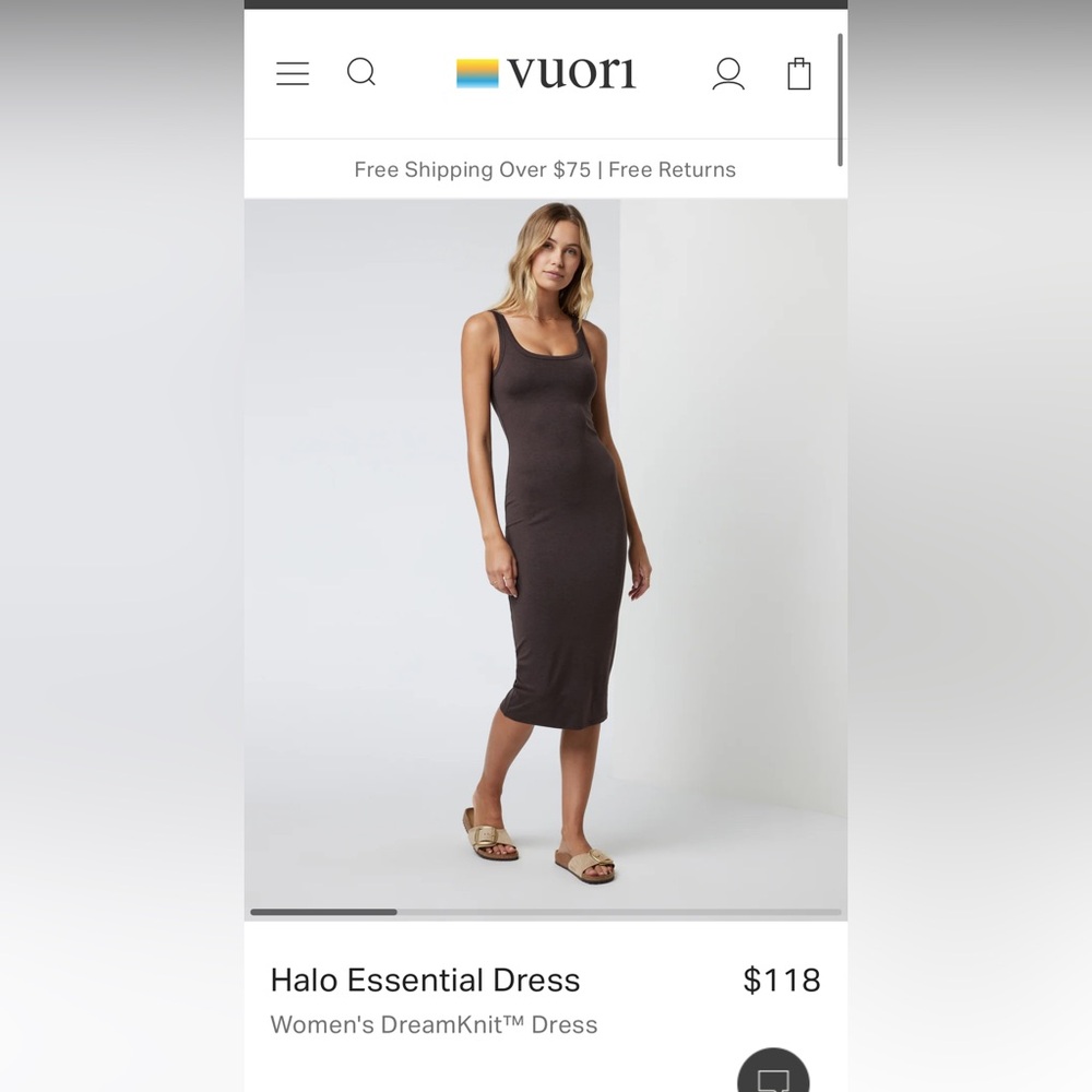 Vuori halo essential dress